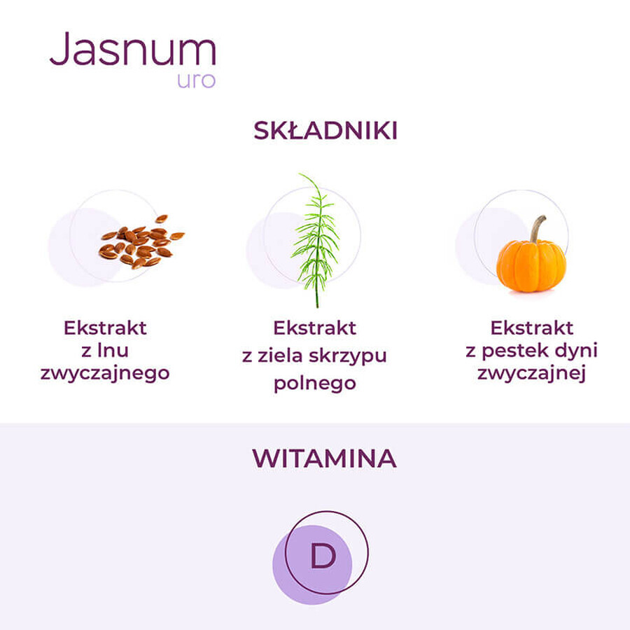 Jasnum Uro, 60 capsules