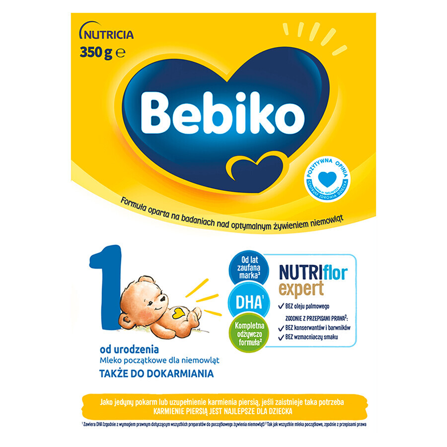 Bebiko 1 Nutriflor Expert Säuglingsmilch, ab Geburt, 350 g