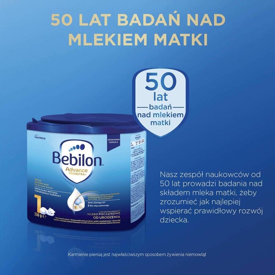 Bebilon Advance Pronutra 1, milk for infants, from birth, 350 g