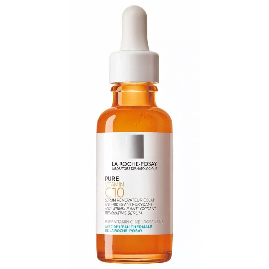 La Roche-Posay Pure Vitamin C10, concentrated anti-wrinkle serum with vitamin C, sensitive skin, 30 ml