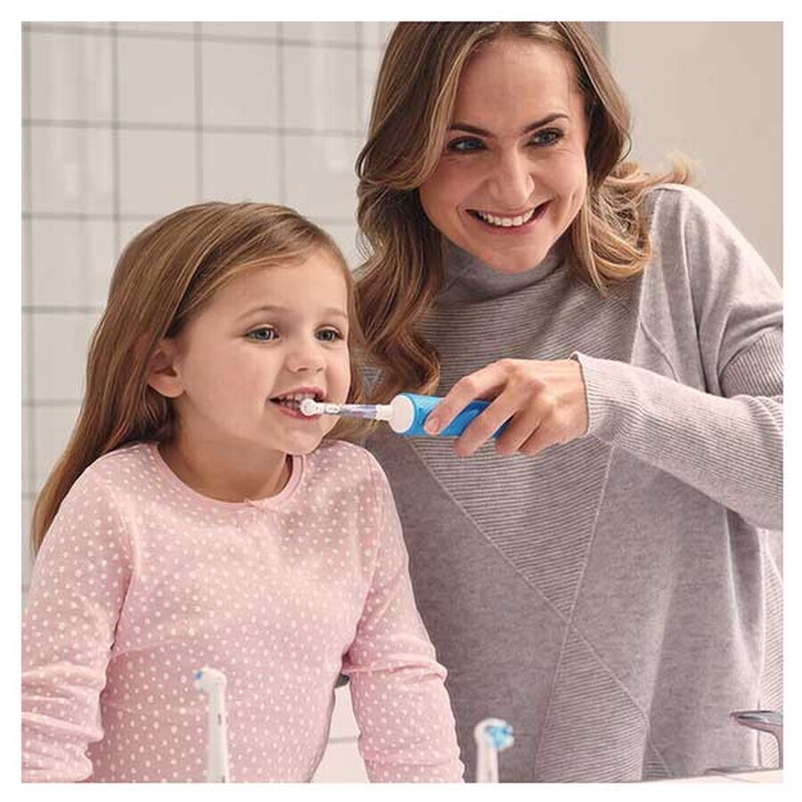 Oral-B Kids Stages Power, elektrische tandenborstel opzetborstels, Frozen EB10s-4, ouder dan 3 jaar, ultrazacht, 4 stuks