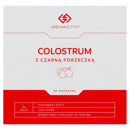 Genactiv Colostrum au cassis, poudre, 3 g x 30 sachets