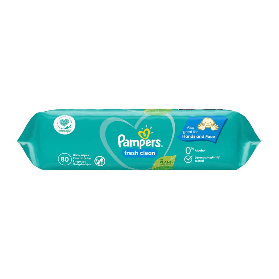 Pampers Fresh Clean, lingettes humides, 15 x 80 pcs