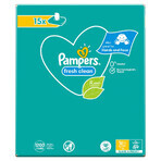 Pampers Fresh Clean, lingettes humides, 15 x 80 pcs