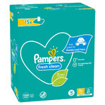 Pampers Fresh Clean, lingettes humides, 15 x 80 pcs