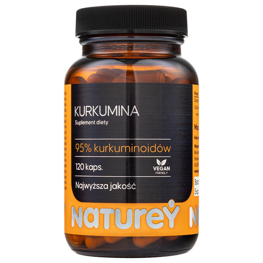 Naturey Curcumin, 120 gélules