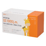 SEMA Lab Vitamine D 1000 UI pour enfants à partir de 1 an et adultes, 90 gélules détachables