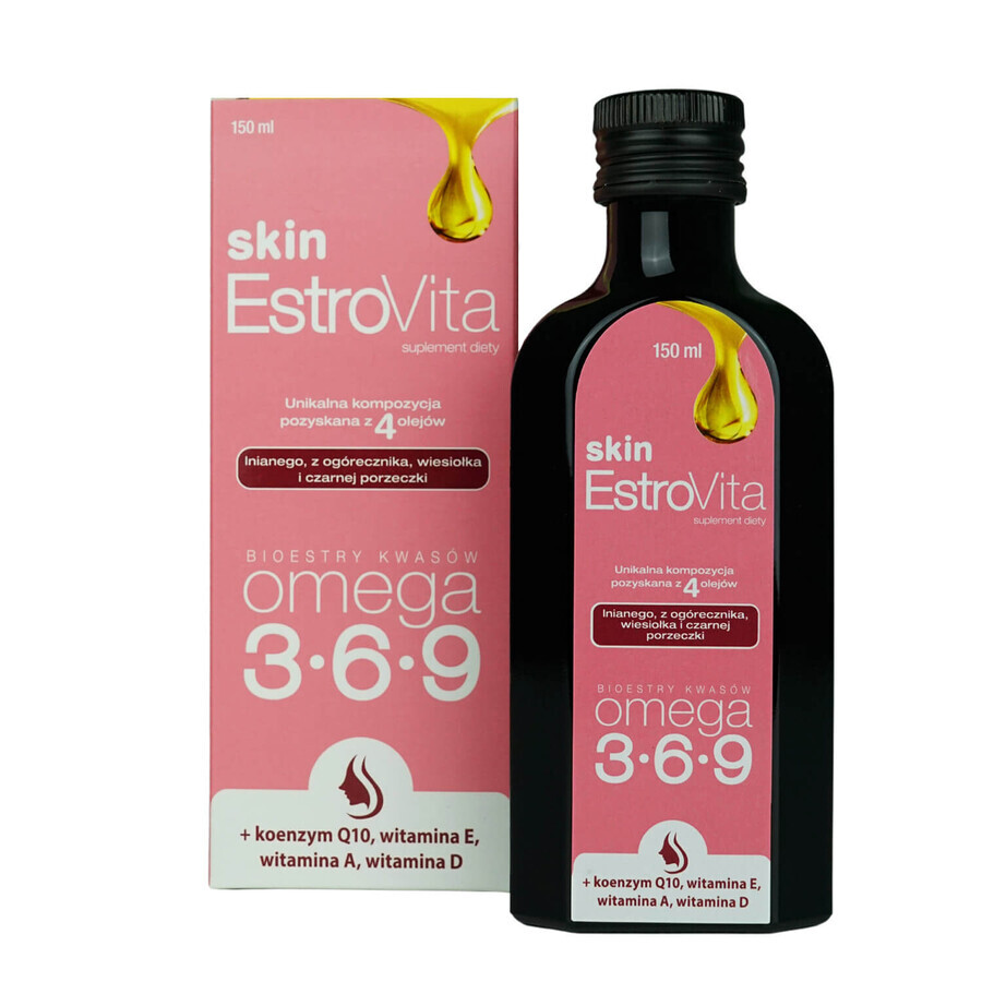 EstroVita Skin, esters d'acides oméga 3-6-9, 150 ml