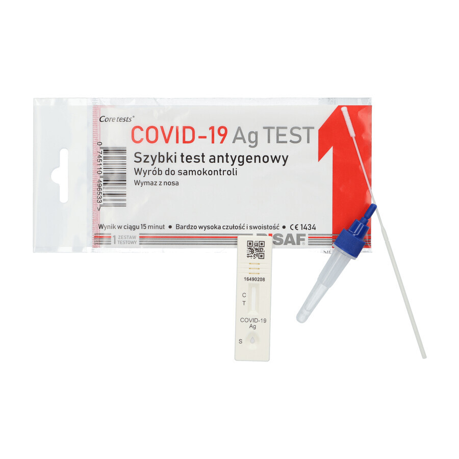 Bisaf, COVID-19 Ag Test, COVID-19 rapid antigen test, 1 pièce