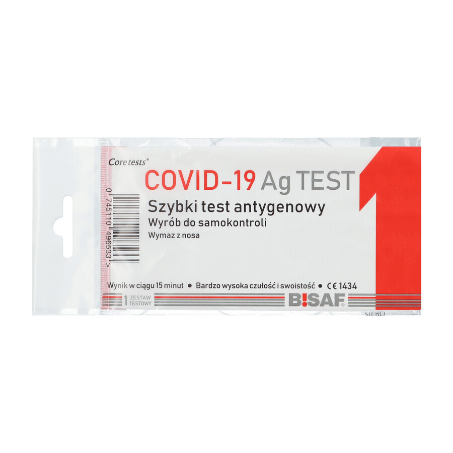 Bisaf, COVID-19 Ag Test, COVID-19 rapid antigen test, 1 pièce