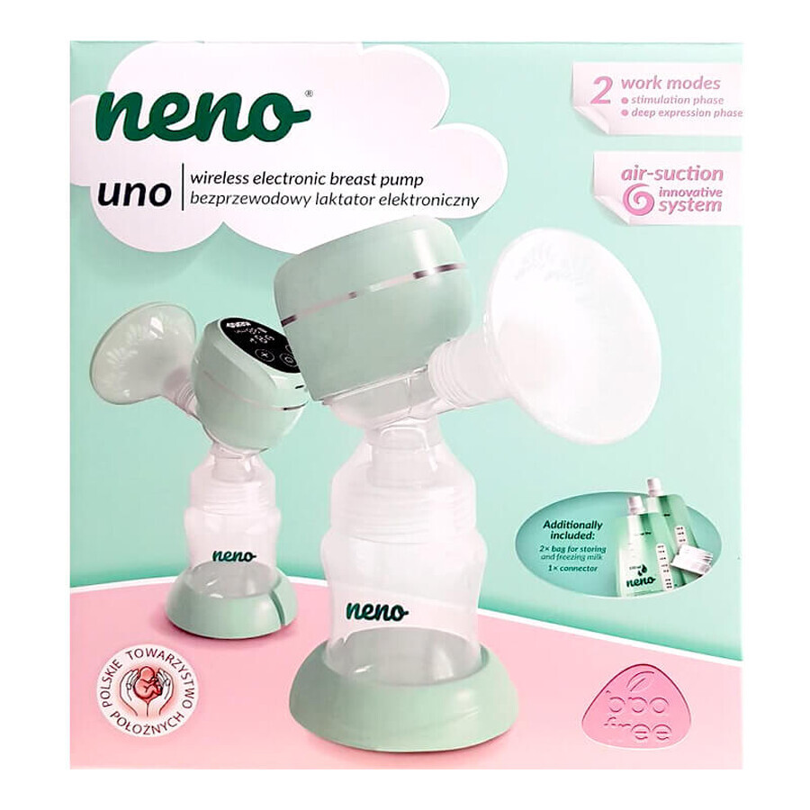 Neno Uno, tire-lait électronique simple, biphasé, portable