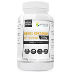 Wish Activated Coconut Carbon 250 mg, powder, 250 g