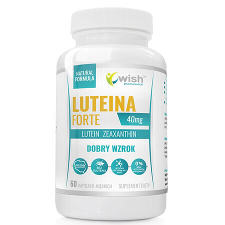 Wish Lutein Forte 40 mg, 60 gélules