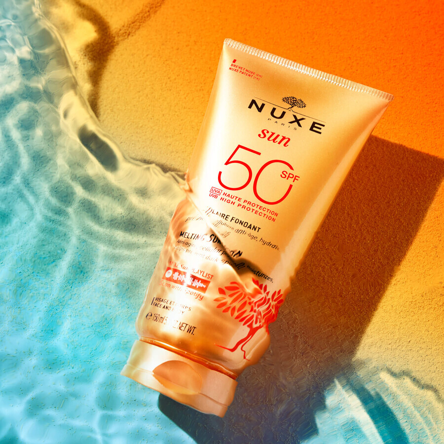 Nuxe Sun, lotion bronzante pour le visage et le corps, SPF 50, 150 ml