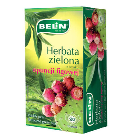 Thé vert Belin à la figue de barbarie, 1,75 g x 20 sachets