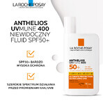 La Roche-Posay Anthelios UVMune 400, fluide protecteur invisible, SPF 50+, 50 ml