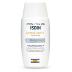 Isdin Fotoultra 100 Active Unify, fluide correcteur d'imperfections, SPF 50+, 50 ml