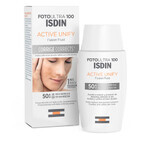 Isdin Fotoultra 100 Active Unify, fluide correcteur d'imperfections, SPF 50+, 50 ml