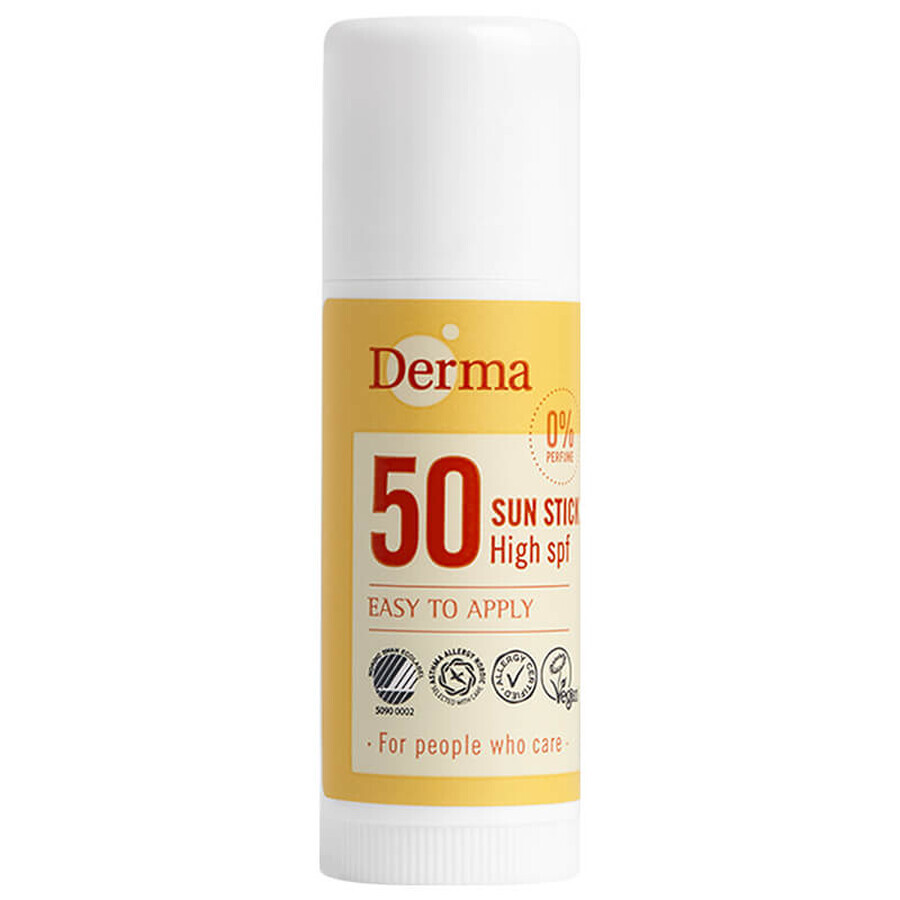 Derma Sun, cremă de față anti-îmbătrânire, SPF 50, 50 ml