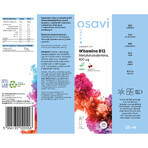 Osavi Vital Vitamine B12, méthylcobalamine 100 µg, spray buccal, arôme cerise, 25 ml