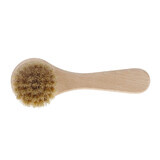 Bocioland, brosse à cheveux en bois, en poils naturels, ronde, 1 pièce