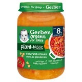 Gerber Organic Plant-Tastic Italian Vegetable Food with Tomatoes After 8 Months 190g