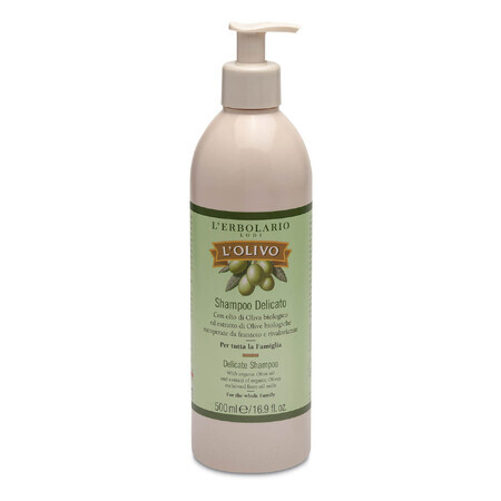 L'Erbolario L'Olivo, delicate hair shampoo for the whole family, 500 ml