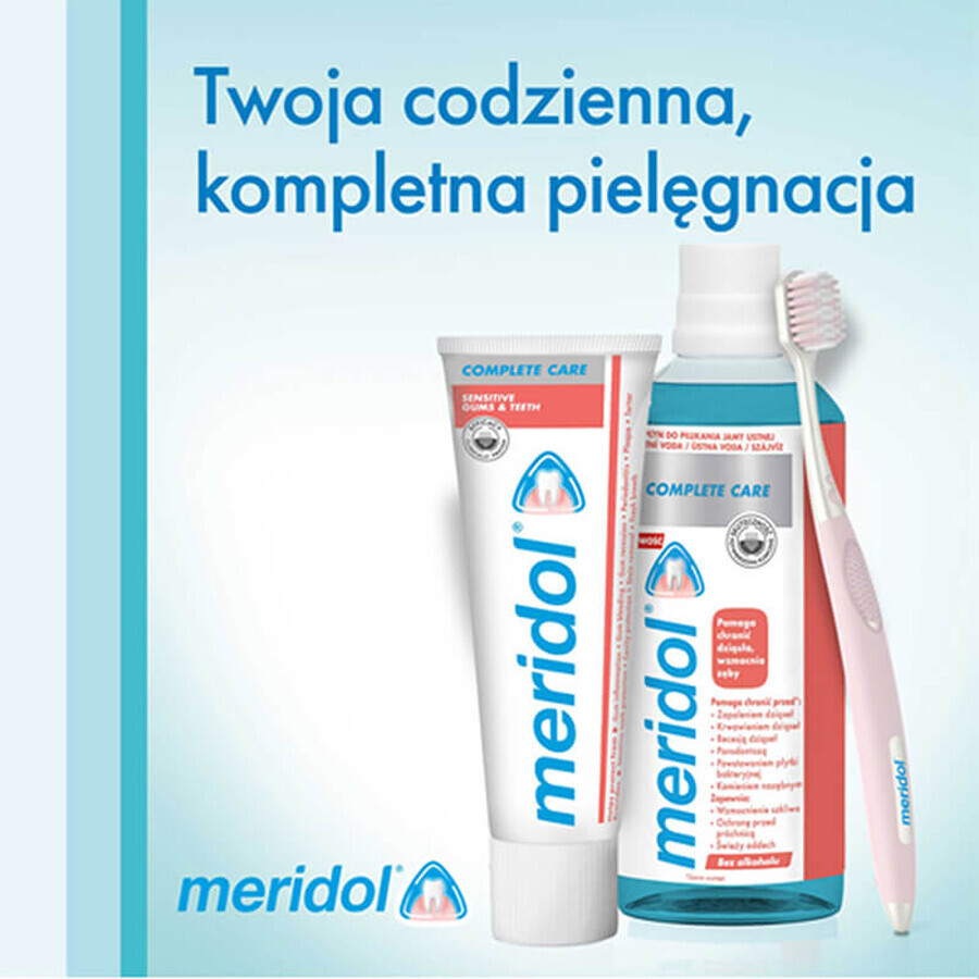 Meridol Complete Care, dentifrice, gencives et dents sensibles, 75 ml