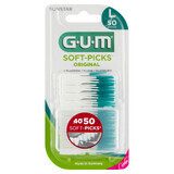 Sunstar Gum Soft-Picks Original Interdental Brushes, Large, 50 Count