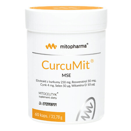 Mito-Pharma CurcuMit MSE, 60 cápsulas