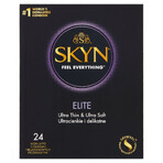 Unimil Skyn Elite, préservatifs non-latex, ultra-fins, 24 pièces