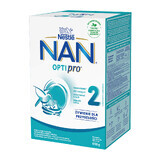 Nestlé NAN Optipro 2, lait de suite pour nourrissons de plus de 6 mois, 650 g