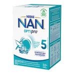 Nestlé NAN Optipro 5, lait maternisé pour enfants de plus de 2,5 ans, 650 g