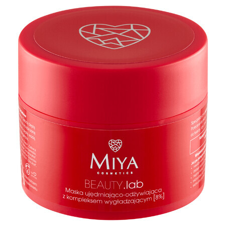 Miya BEAUTY.lab, mască de fermitate și revitalizare cu complex de netezire 8%, 50 ml