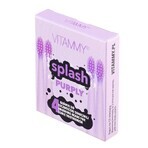 Vitammy Splash, punte per spazzolino sonico per bambini, color porpora, da 8 anni, 4 pezzi