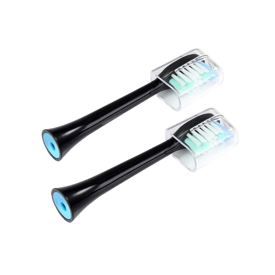 Oromed Oro-Sonic, embouts pour brosse à dents sonique Noir, 2 pièces