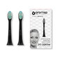 Oromed Oro-Brush, embouts de brosse &#224; dents sonique Noir, 2 pi&#232;ces