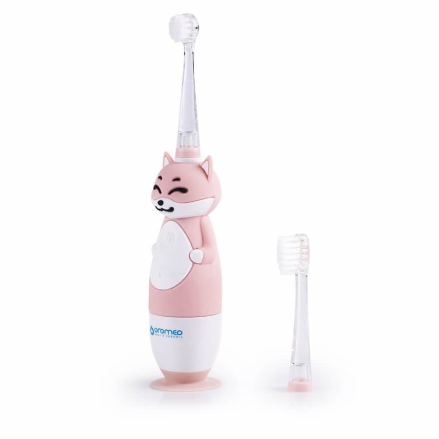 Oromed Oro-Kids, brosse à dents sonique pour enfants, rose, 0-3 ans, 1 pièce