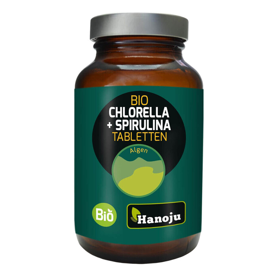 Haniju Chlorella Bio + Spiruline, 300 comprimés