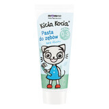 Momme Kitten, dentifricio per bambini 0-3 anni, gusto menta, senza fluoro, 50 ml