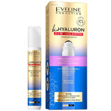 Eveline Cosmetics Bio Hyaluron 3 x Retinol, gel roll-on antirid pentru ochi și pleoape, 15 ml