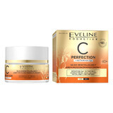 Eveline Cosmetics C-Perfection 40+, crème anti-rides revitalisante pour le visage, jour et nuit, 50 ml