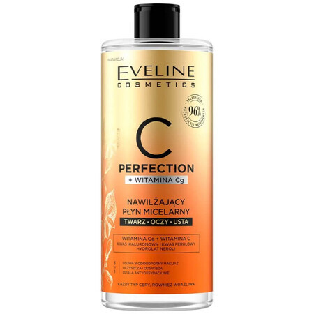 Eveline Cosmetics C-Perfection, lozione micellare idratante per il viso, 500 ml