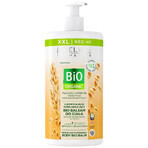 Eveline Cosmetics Bio Organic, loțiune de corp pentru întărire și întinerire, lapte de ovăz, 650 ml