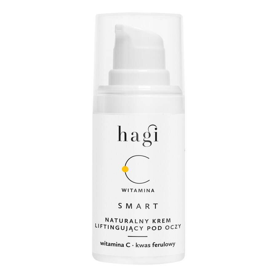 Hagi Smart C, crème lifting naturelle pour les yeux à la vitamine C, 15 ml