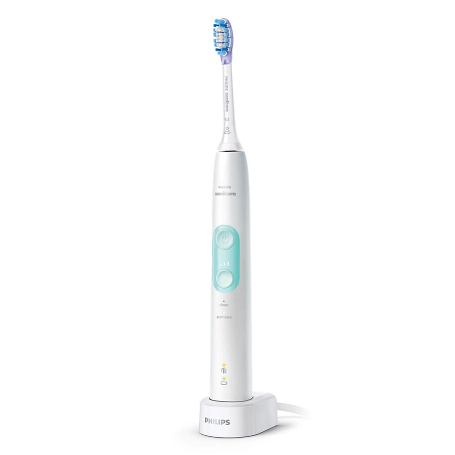 Philips Sonicare ProtectiveClean 4700, brosse à dents sonique avec étui, HX6483/52, blanc, 1 pièce