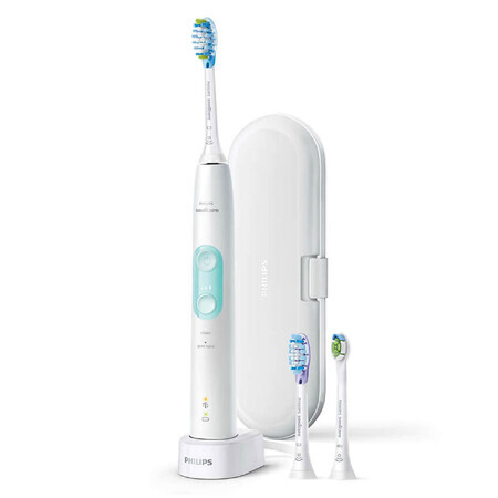 Philips Sonicare ProtectiveClean 4700, brosse à dents sonique avec étui, HX6483/52, blanc, 1 pièce