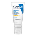 CeraVe, crème hydratante pour le visage aux céramides, peau normale et sèche, SPF 50, 52 ml