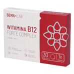 SEMA Lab Vitamine B12 Forte Complex, 30 comprimés pelliculés