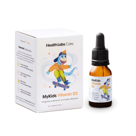 Health Labs MyKids Vitamin D3 drops, 9.7 ml